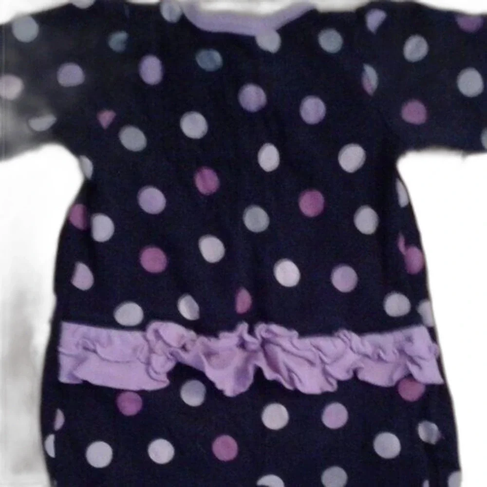 Carter's Baby Girl 3 Month Auntie Adores Me Matching Set Polka Dots & Ruffles